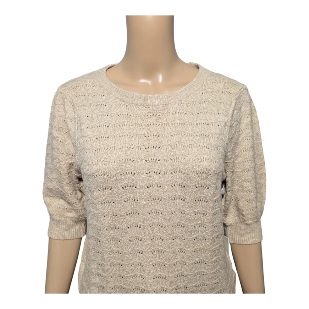 Joie Short Sleeve Knit Sweater M